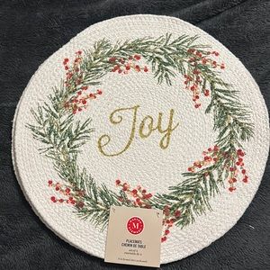 JOY placemats NWT